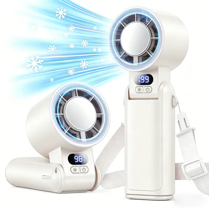 Benazcap Portable Handheld Turbo Fan 21,000 RPM & 199 Speeds