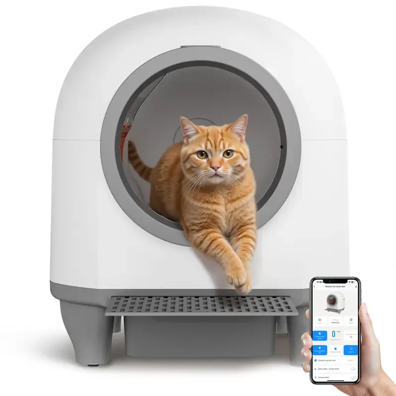 LOISEL Smart Self-Cleaning Cat Litter Box – App Control, Odor Control & Automatic Cleaning