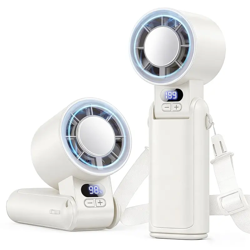 Benazcap Portable Handheld Turbo Fan 21,000 RPM & 199 Speeds