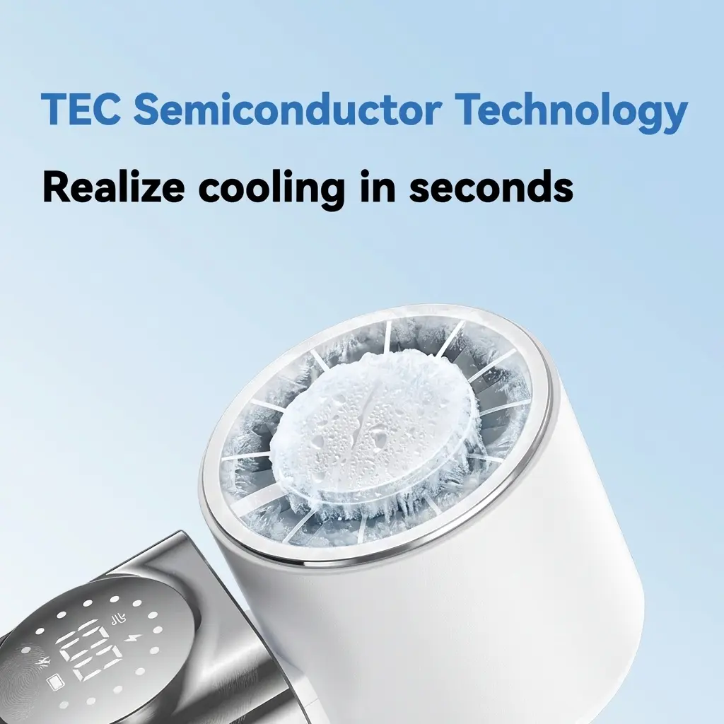 SWEETFULL 7-in-1 Portable Cooling Fan with Power Bank