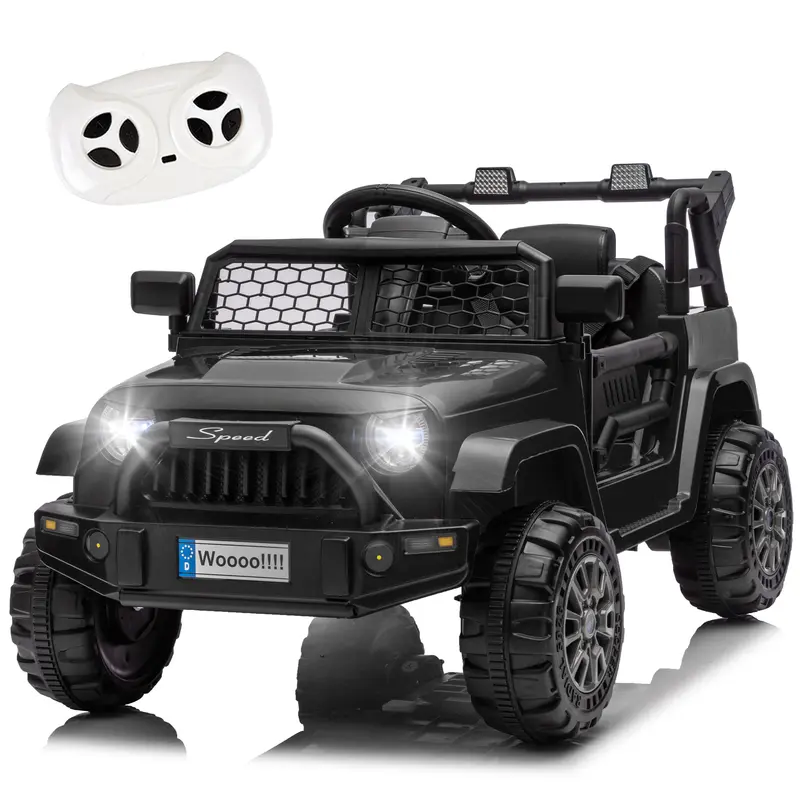 12V Kids Ride On Truck with Parental Control & Bluetooth