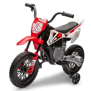 Garvee 6V Kids Electric Motorcycle Ride-On with Training Wheels