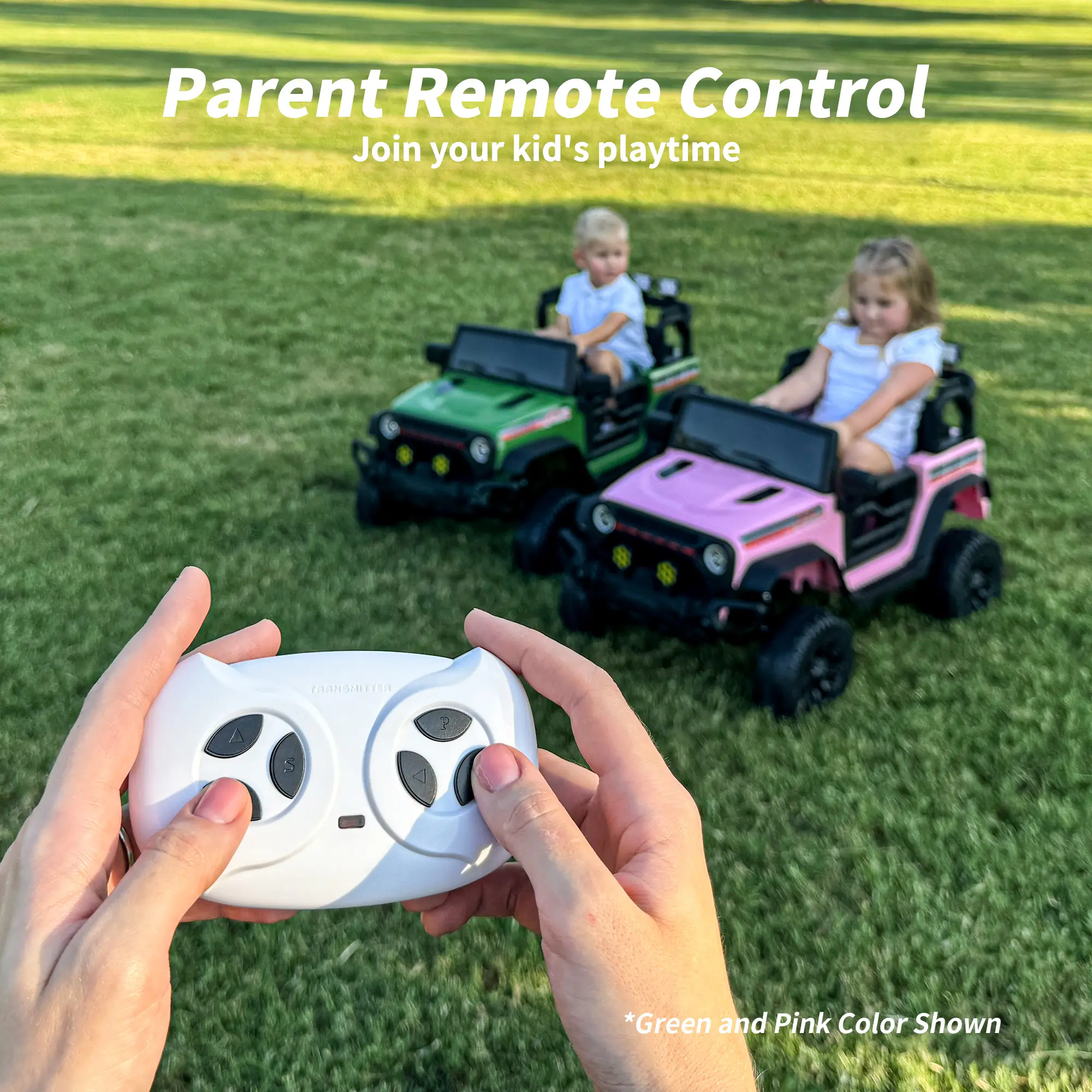 Kids Ride on Truck Car 12/24V Electric Jeep with Remote