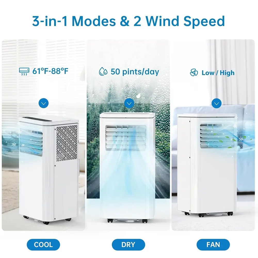 Garvee 8K/10K/14K BTU Portable Air Conditioner for Large Rooms