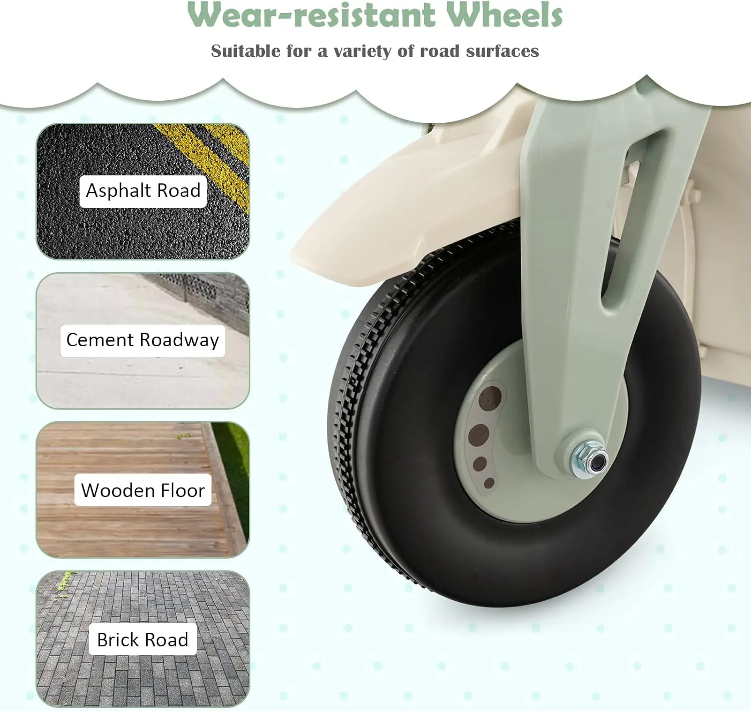 Costzon Electric Bubble Car - 3 Wheel Kids Motorcycle