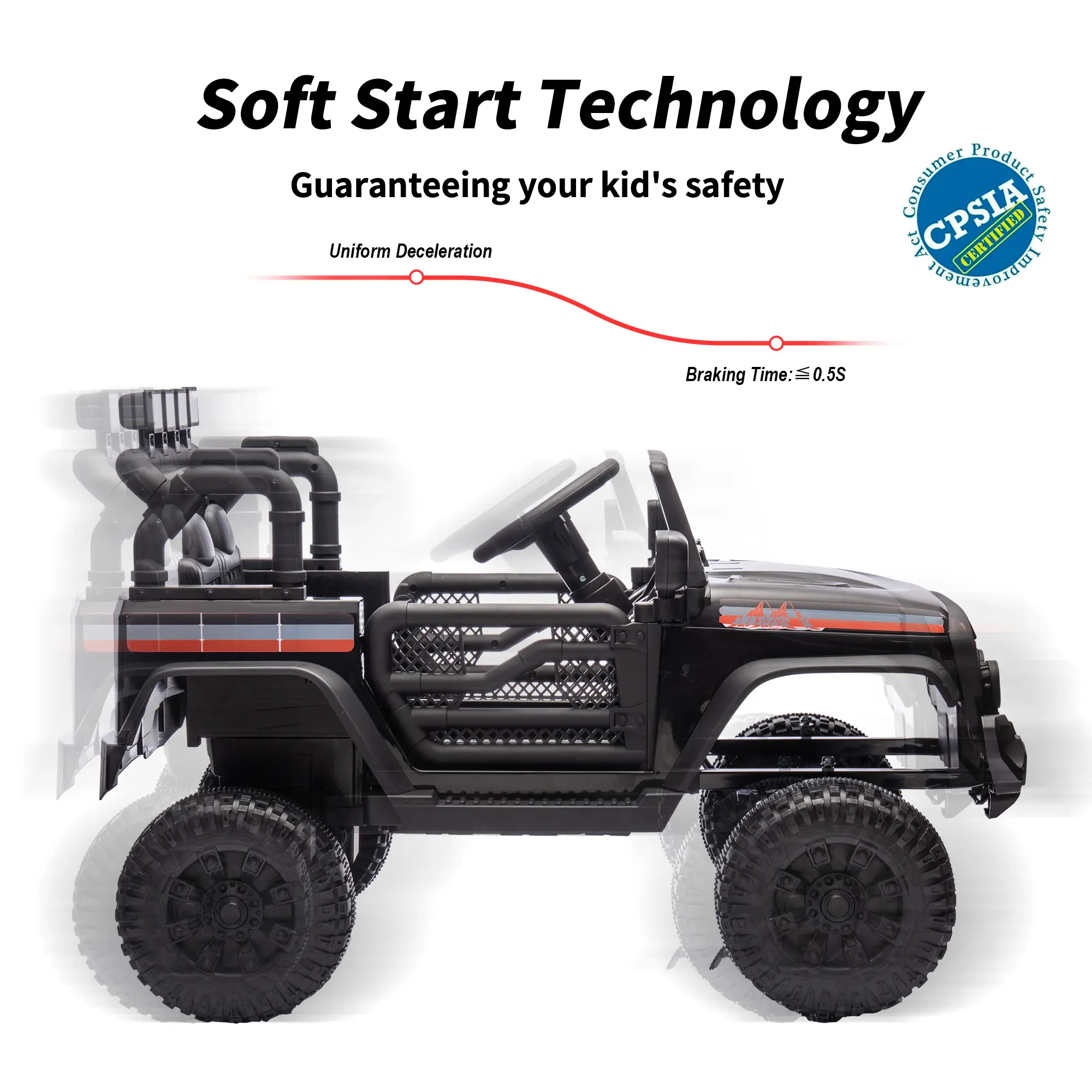 Kids Ride on Truck Car 12/24V Electric Jeep with Remote