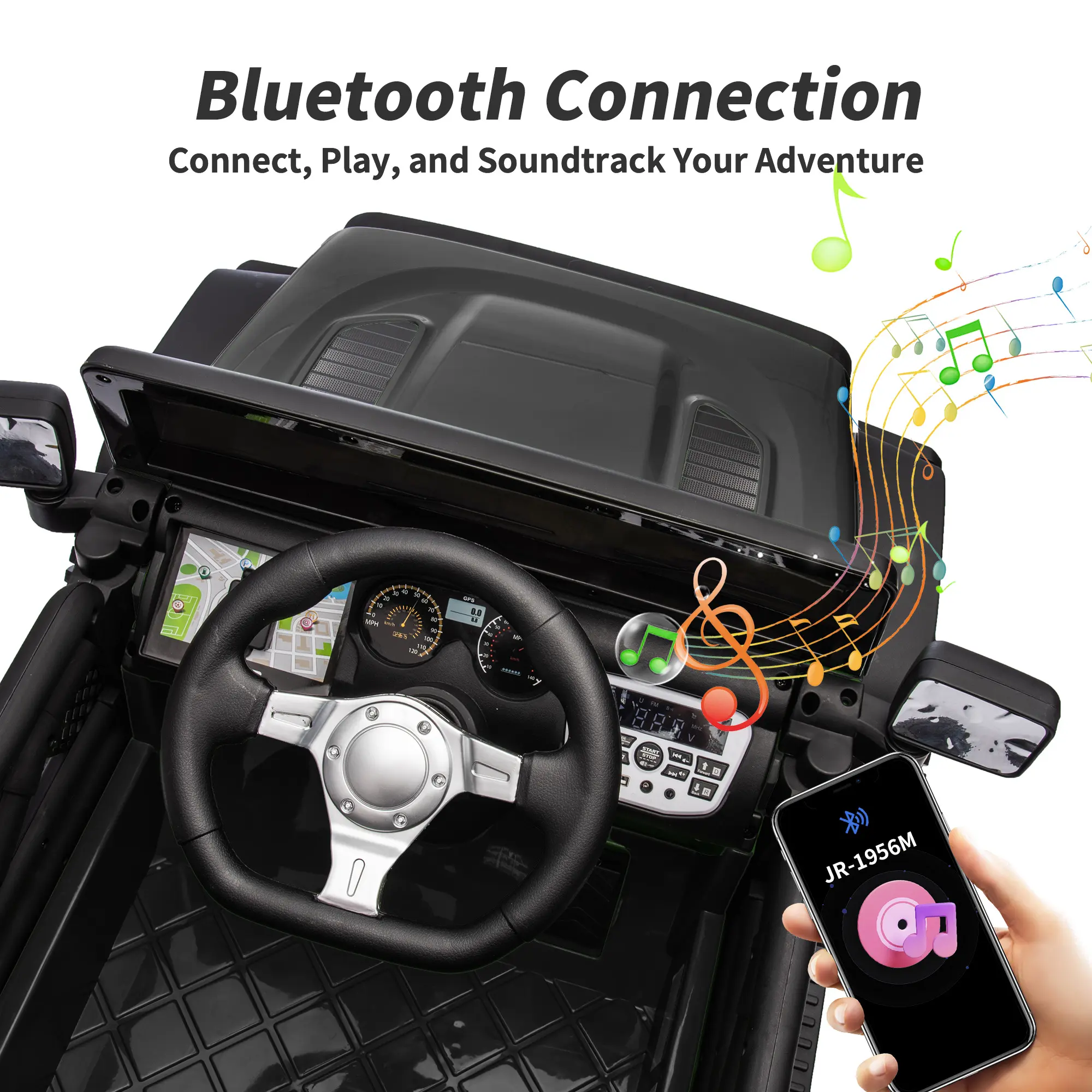Kids Ride on Truck Car 12/24V Electric Jeep with Remote