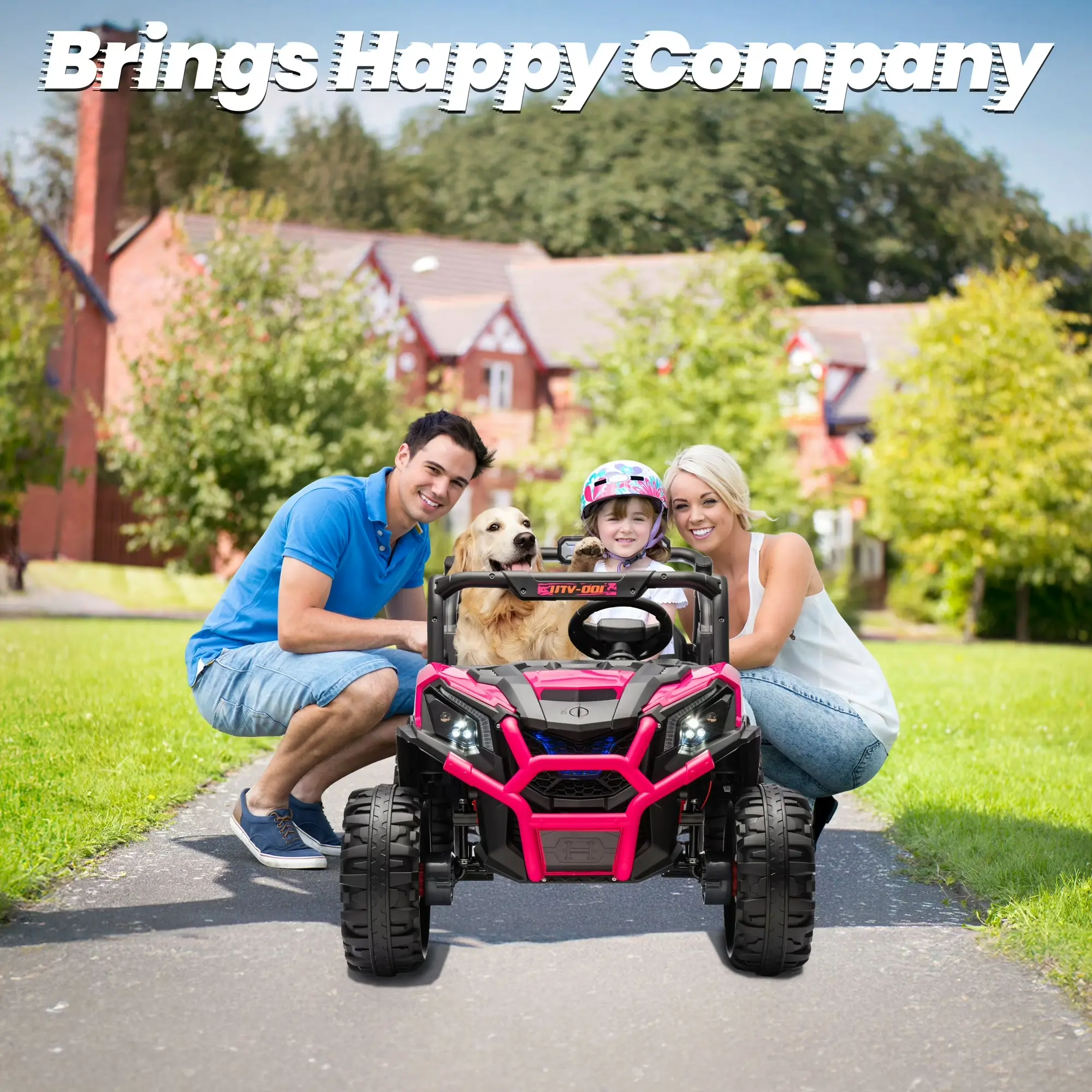 JOYRACER 24V 4WD Ride on UTV with Remote & Lights