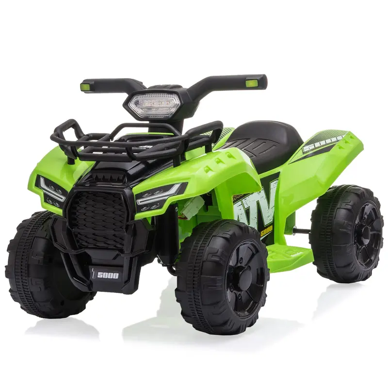 Bobike 6V Electric Kids ATV Quad Pink with Headlights