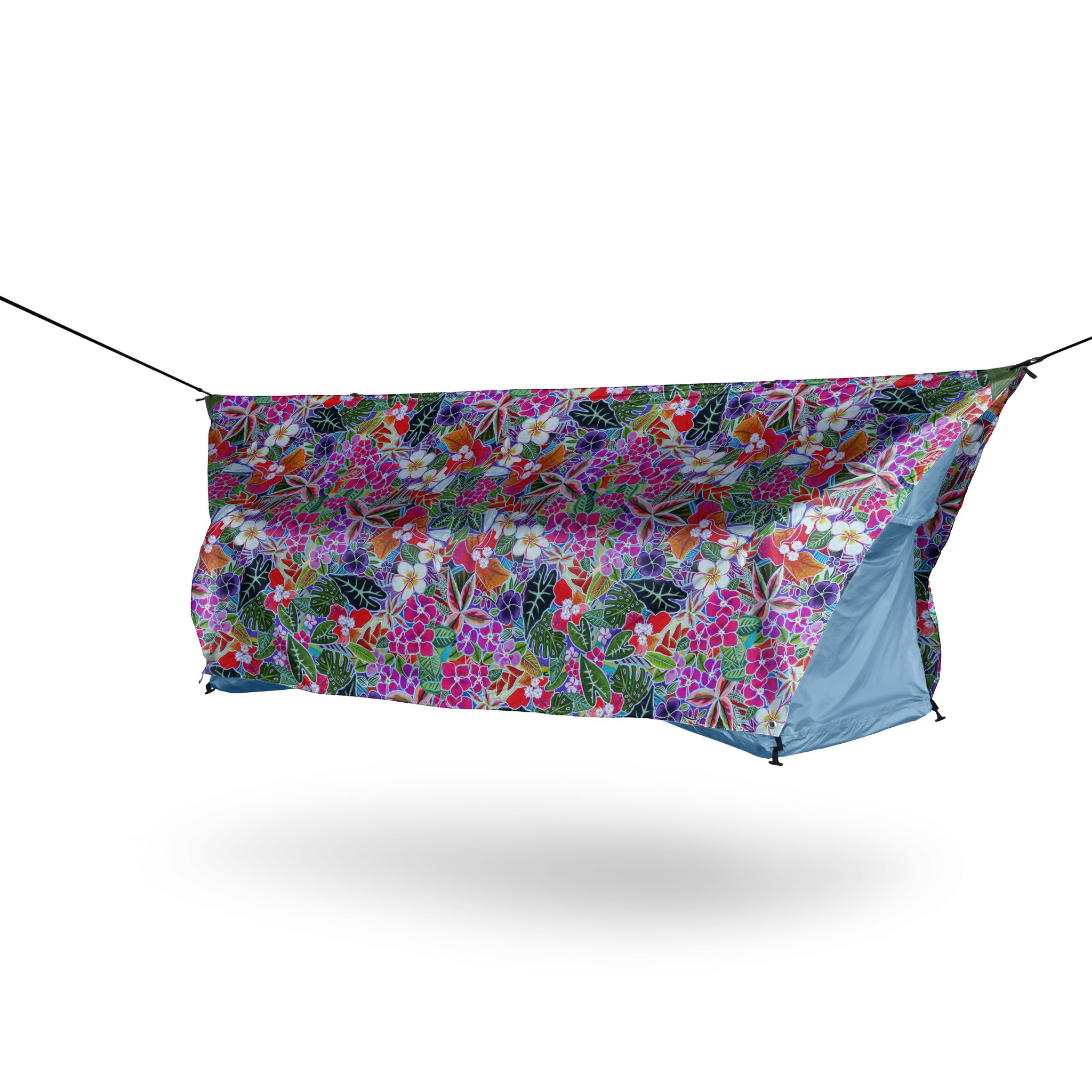 Camping Hammock Tent, Lay Flat Sleeping System with Bug Net & Rainfly, Spacious Portable Outdoor Shelter for Backpacking Hiking Camping