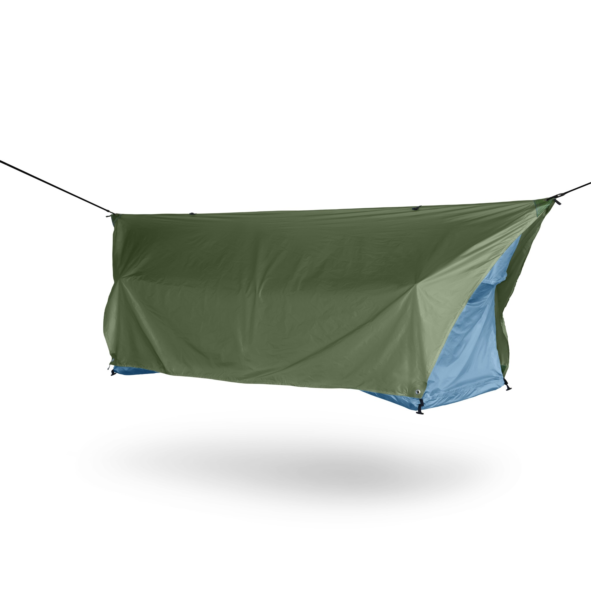 Camping Hammock Tent, Lay Flat Sleeping System with Bug Net & Rainfly, Spacious Portable Outdoor Shelter for Backpacking Hiking Camping
