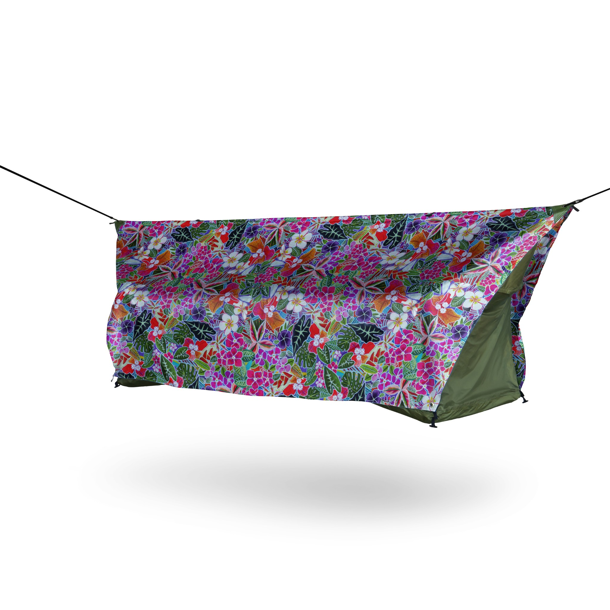 Camping Hammock Tent, Lay Flat Sleeping System with Bug Net & Rainfly, Spacious Portable Outdoor Shelter for Backpacking Hiking Camping