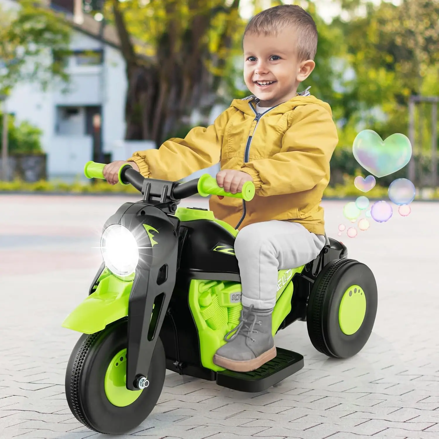 Costzon Electric Bubble Car - 3 Wheel Kids Motorcycle