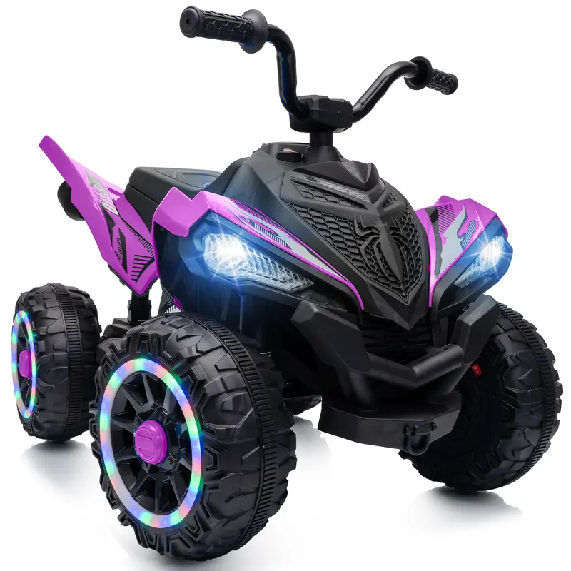 Hikiddo 24V Kids ATV 4-Wheeler with Bluetooth & 2 Seater