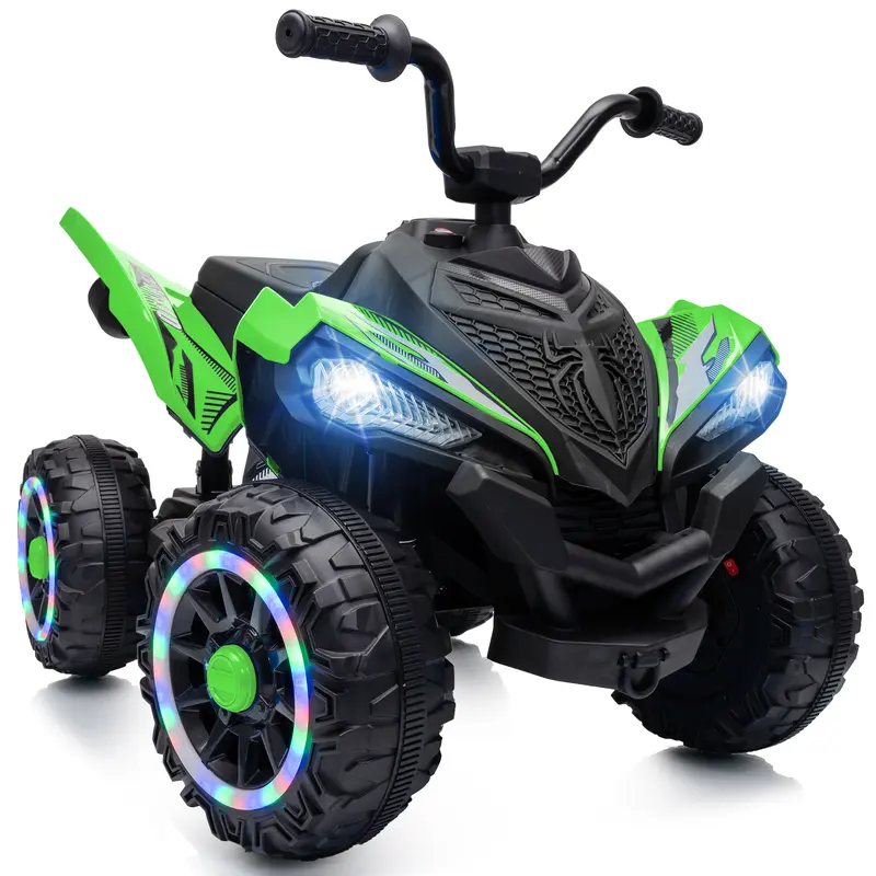 Hikiddo 24V Kids ATV 4-Wheeler with Bluetooth & 2 Seater
