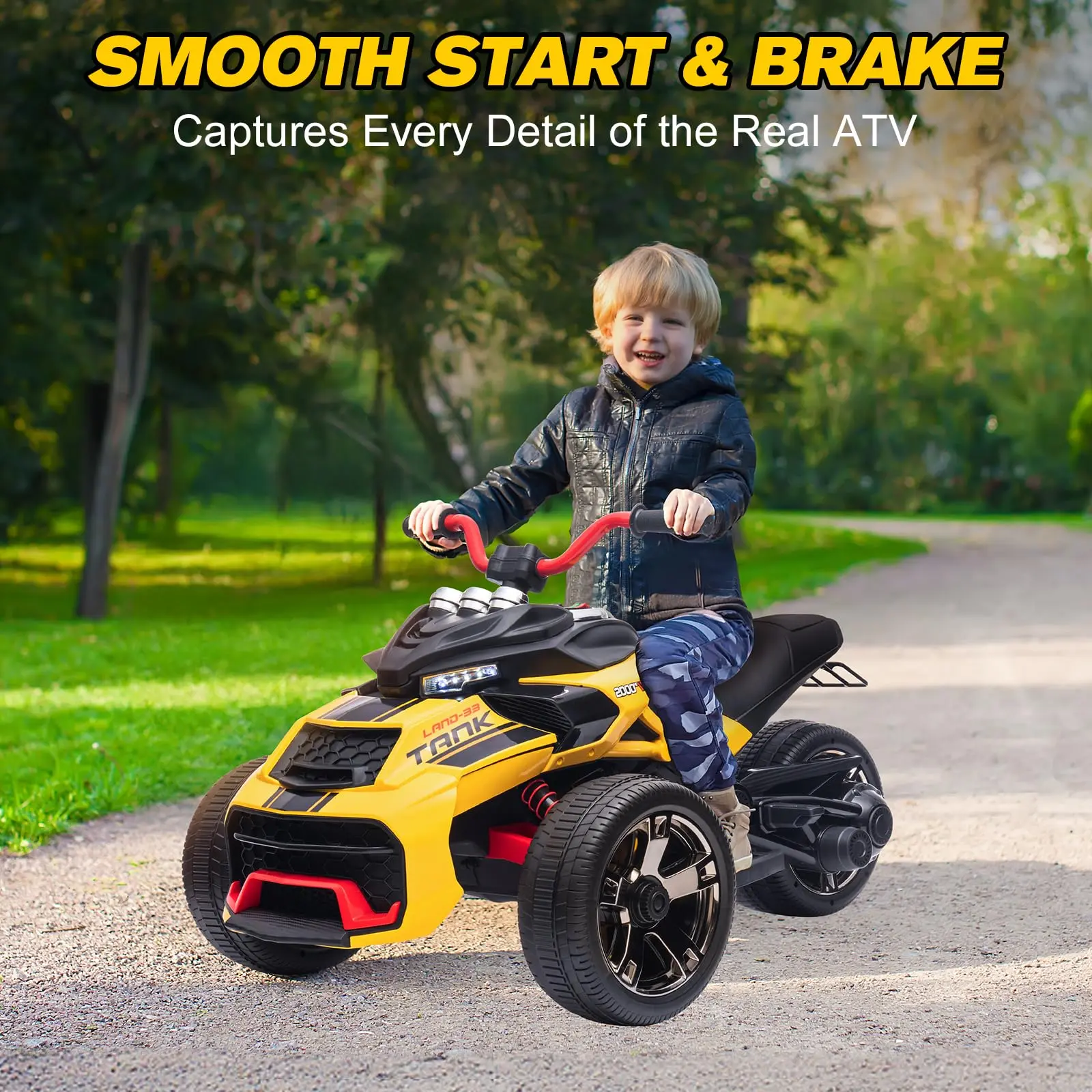 Kids 3-Wheeler ATV Motorcycle XB-3118 Electric Ride-On