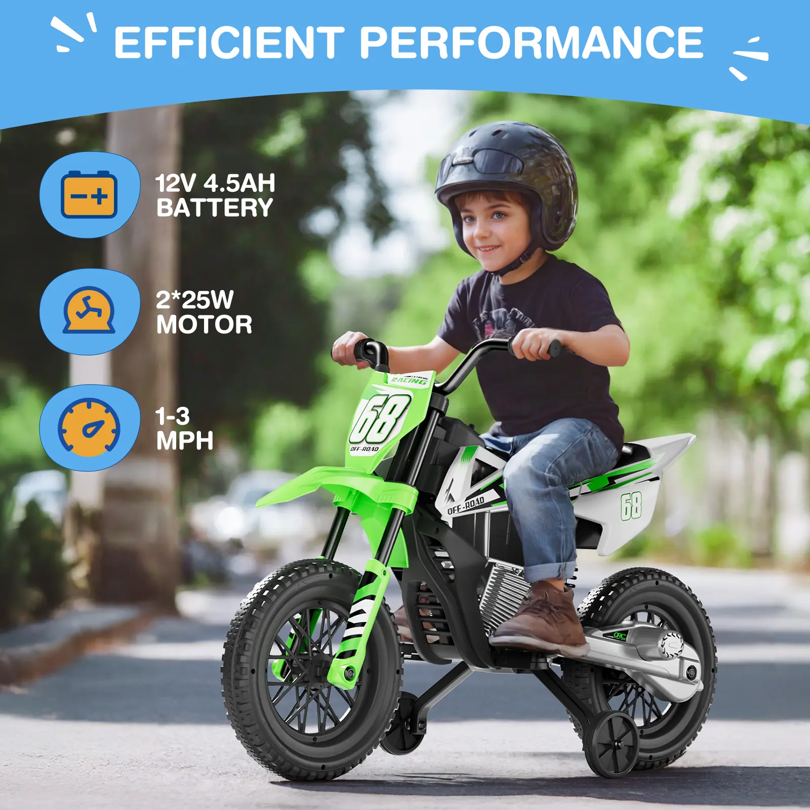 LIGIANT S6 Kids Motorcycle 12V with Wireless Connection