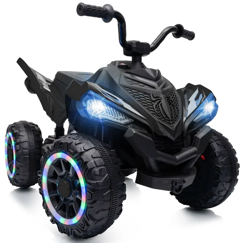 Hikiddo 24V Kids ATV 4-Wheeler with Bluetooth & 2 Seater