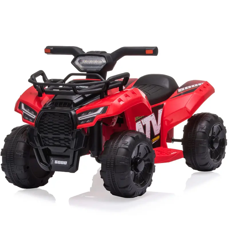 Bobike 6V Electric Kids ATV Quad Pink with Headlights