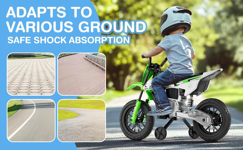 #summerfinds LIGIANT S6 12V Kids Motorcycle, 2x25W Ride on Motorbike with Wireless Connection & Self-Control Throttle Grip, Perfect Christmas Gift for Kids Aged 3-8#Summervibes Childrens Mountain Bike Childrens Bicycle