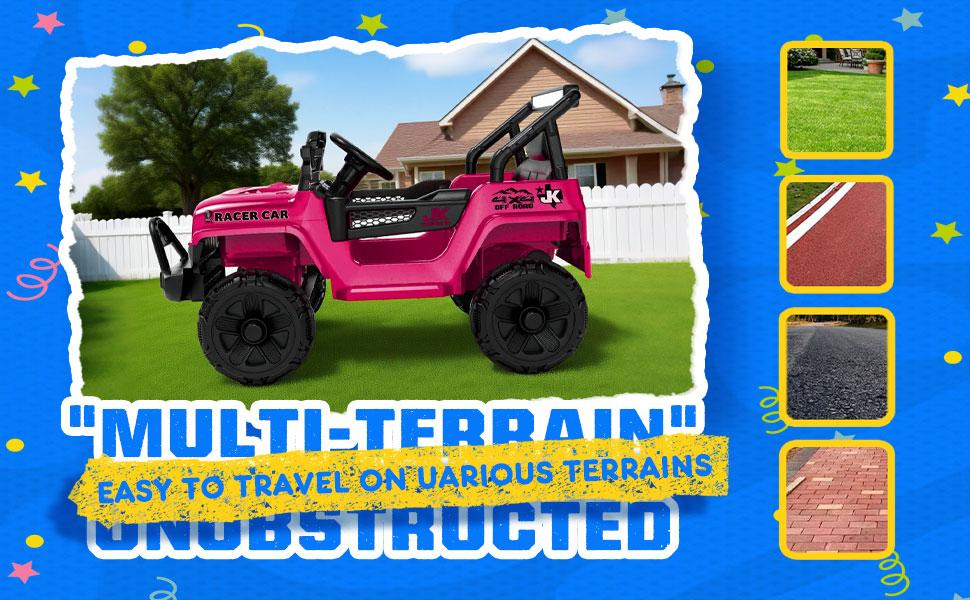 12V Kids Ride On Electric Truck Car W/Parents Control,2WD,Four-wheel suspension,Early education function,Adjustable volume,USB,MP3,Bluetooth,Microphone jack,Power display,LED lights For kids aged 1-4. summerwins, Kids Outdoor Play, Toddler Gifts
