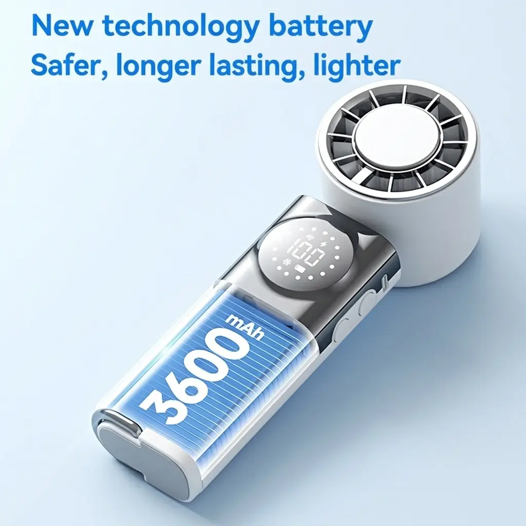 SWEETFULL 7-in-1 Portable Cooling Fan with Power Bank