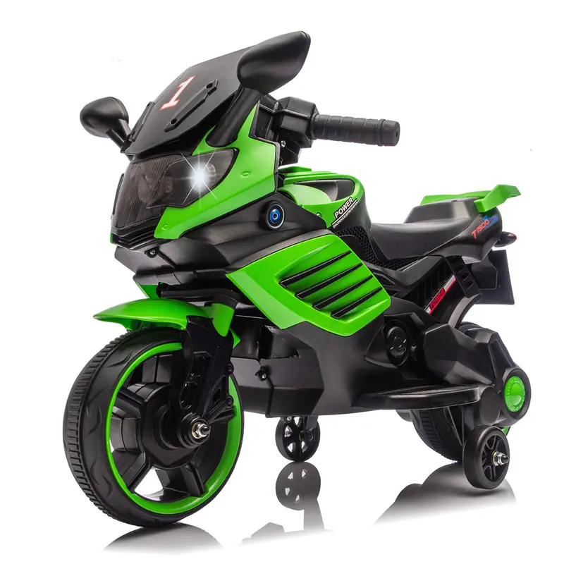 Garvee 6V Kids Electric Motorcycle Ride-On with Training Wheels