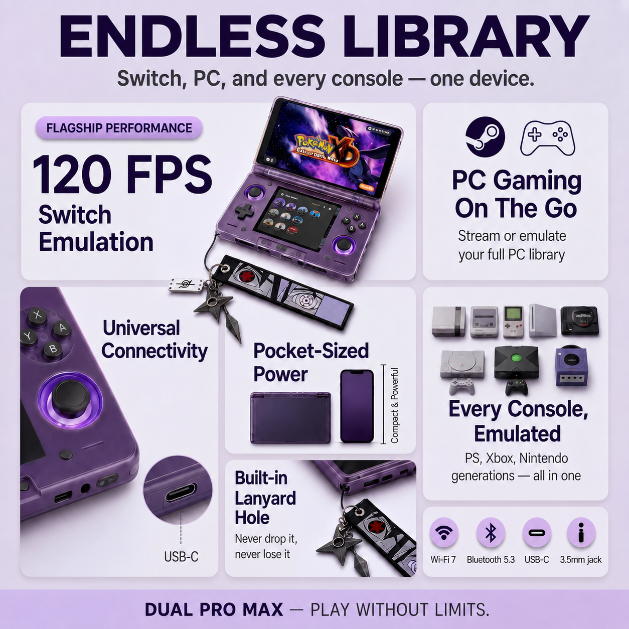 Dual Pro Handheld game console