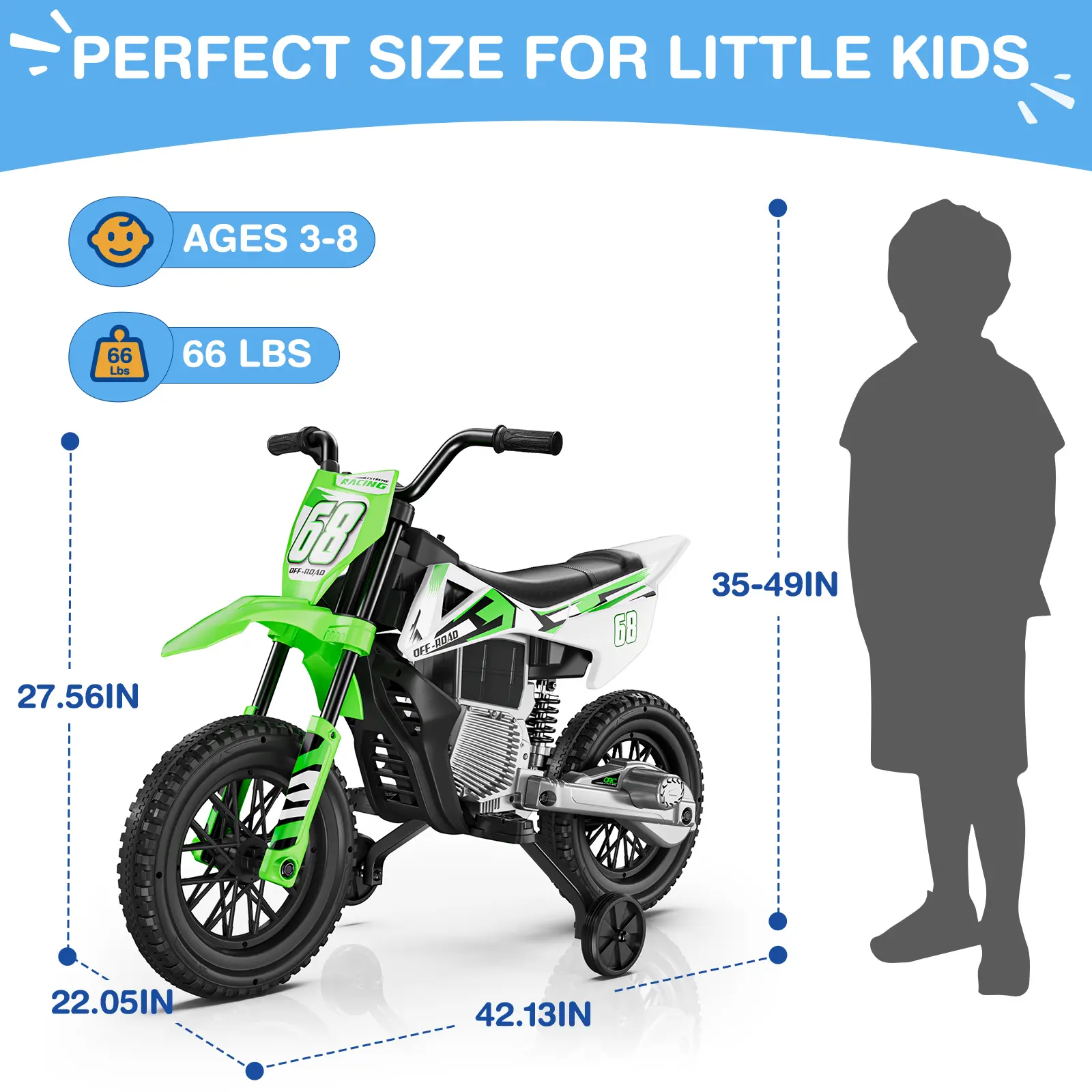 LIGIANT S6 Kids Motorcycle 12V with Wireless Connection
