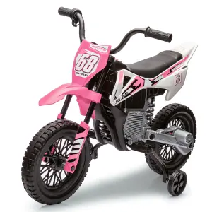Garvee 6V Kids Electric Motorcycle Ride-On with Training Wheels