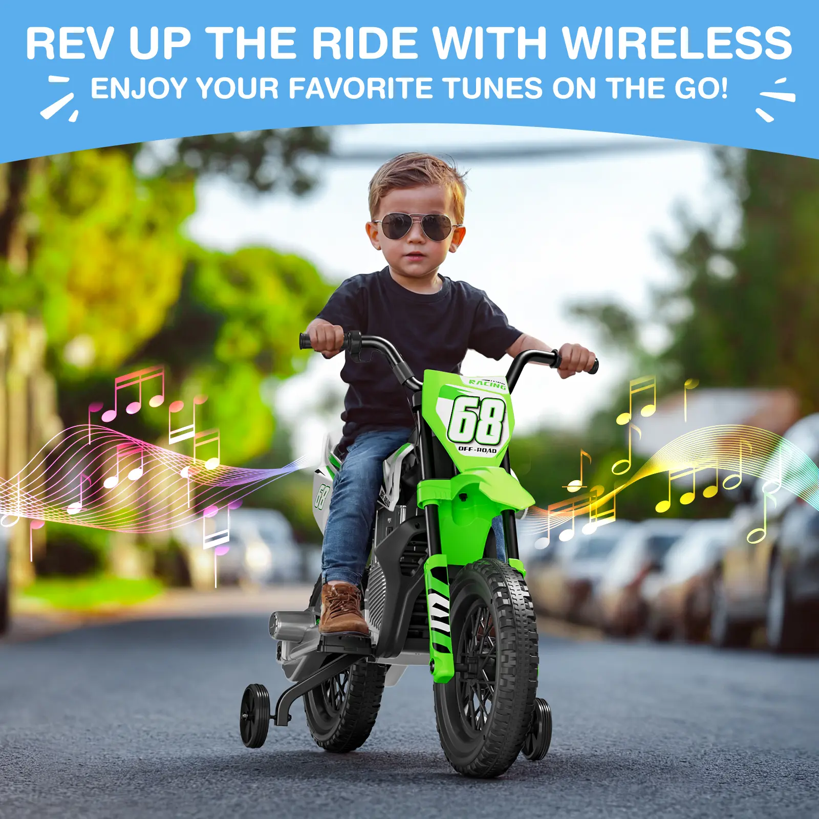 LIGIANT S6 Kids Motorcycle 12V with Wireless Connection
