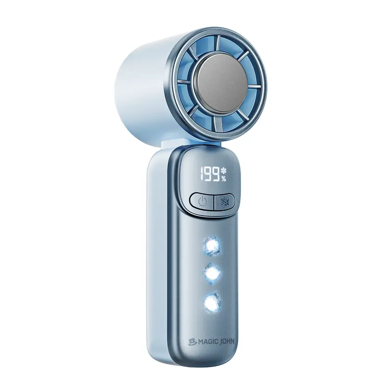 MAGIC JOHN Mini Handheld Cooling Fan – 199-Speed Portable Summer Fan