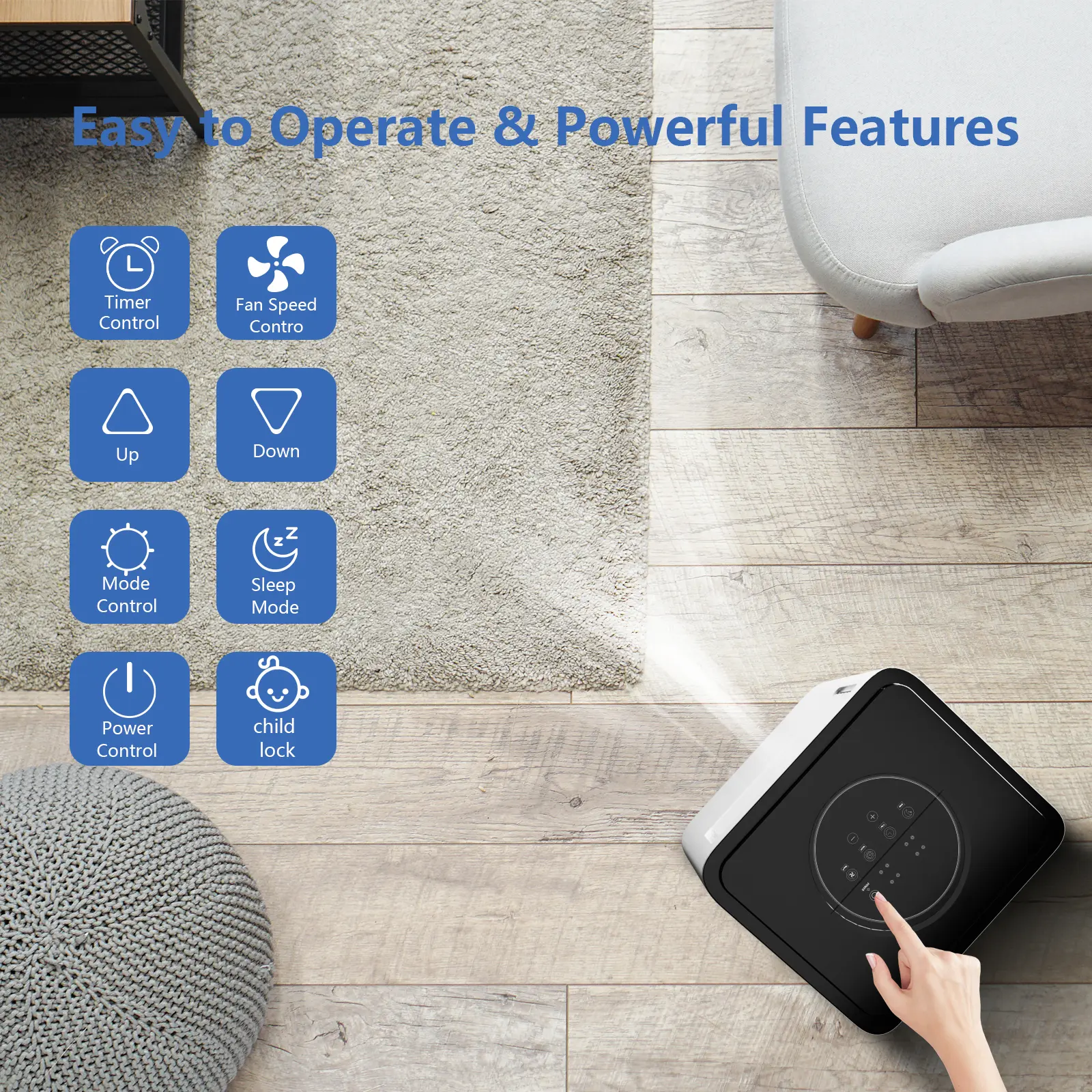 Garvee 14K/10K/8K BTU Portable AC 4-in-1 Cooling
