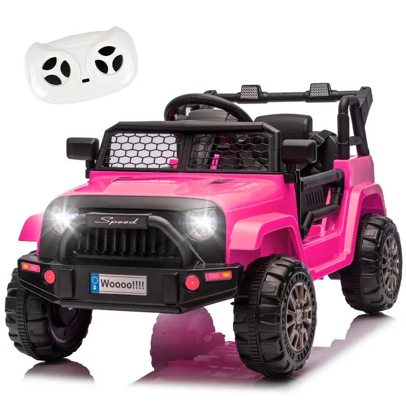 12V Kids Ride On Truck with Parental Control & Bluetooth