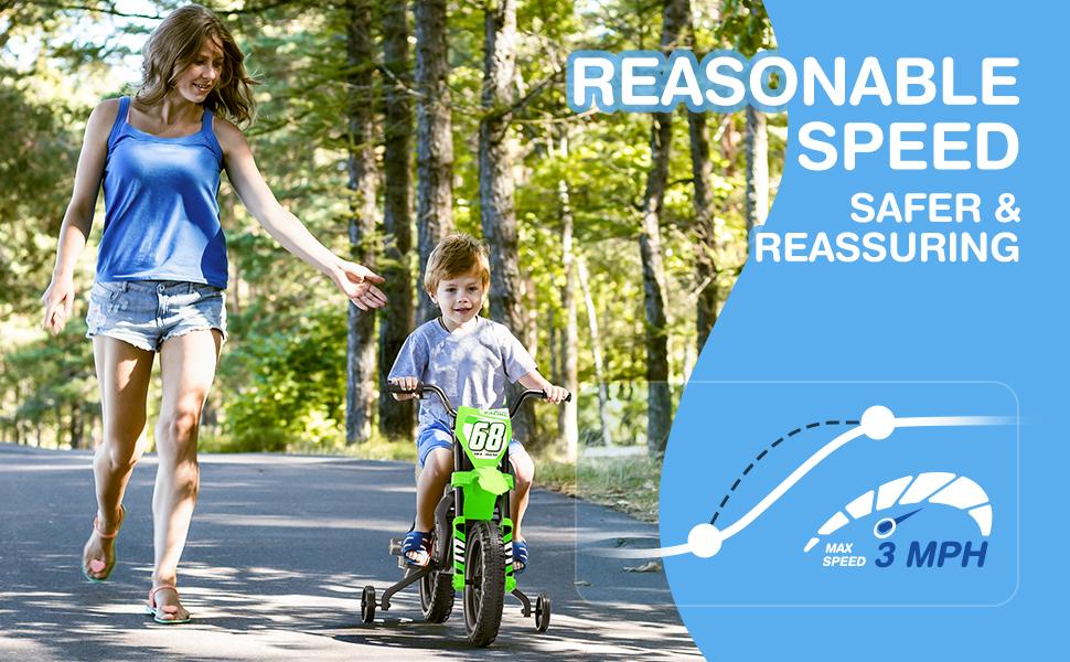 #summerfinds LIGIANT S6 12V Kids Motorcycle, 2x25W Ride on Motorbike with Wireless Connection & Self-Control Throttle Grip, Perfect Christmas Gift for Kids Aged 3-8#Summervibes Childrens Mountain Bike Childrens Bicycle