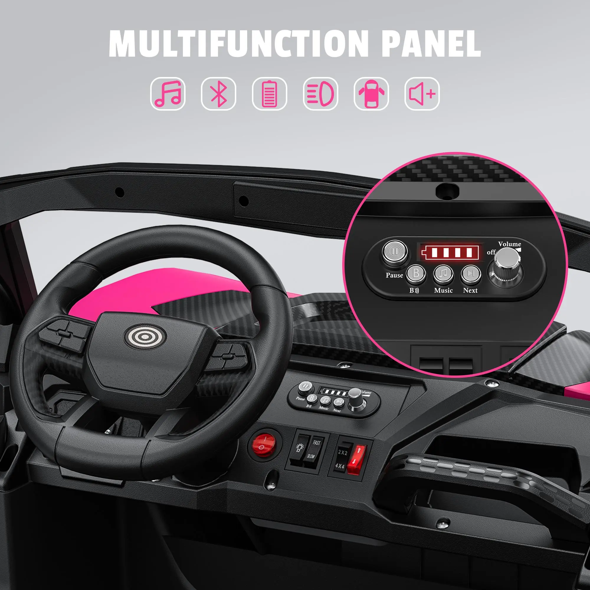 24V 2 Seater Ride On Car Truck with Remote Control