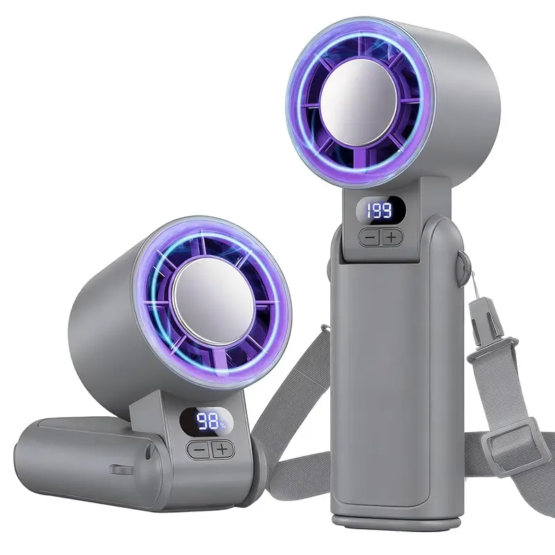 Benazcap Portable Handheld Turbo Fan 21,000 RPM & 199 Speeds