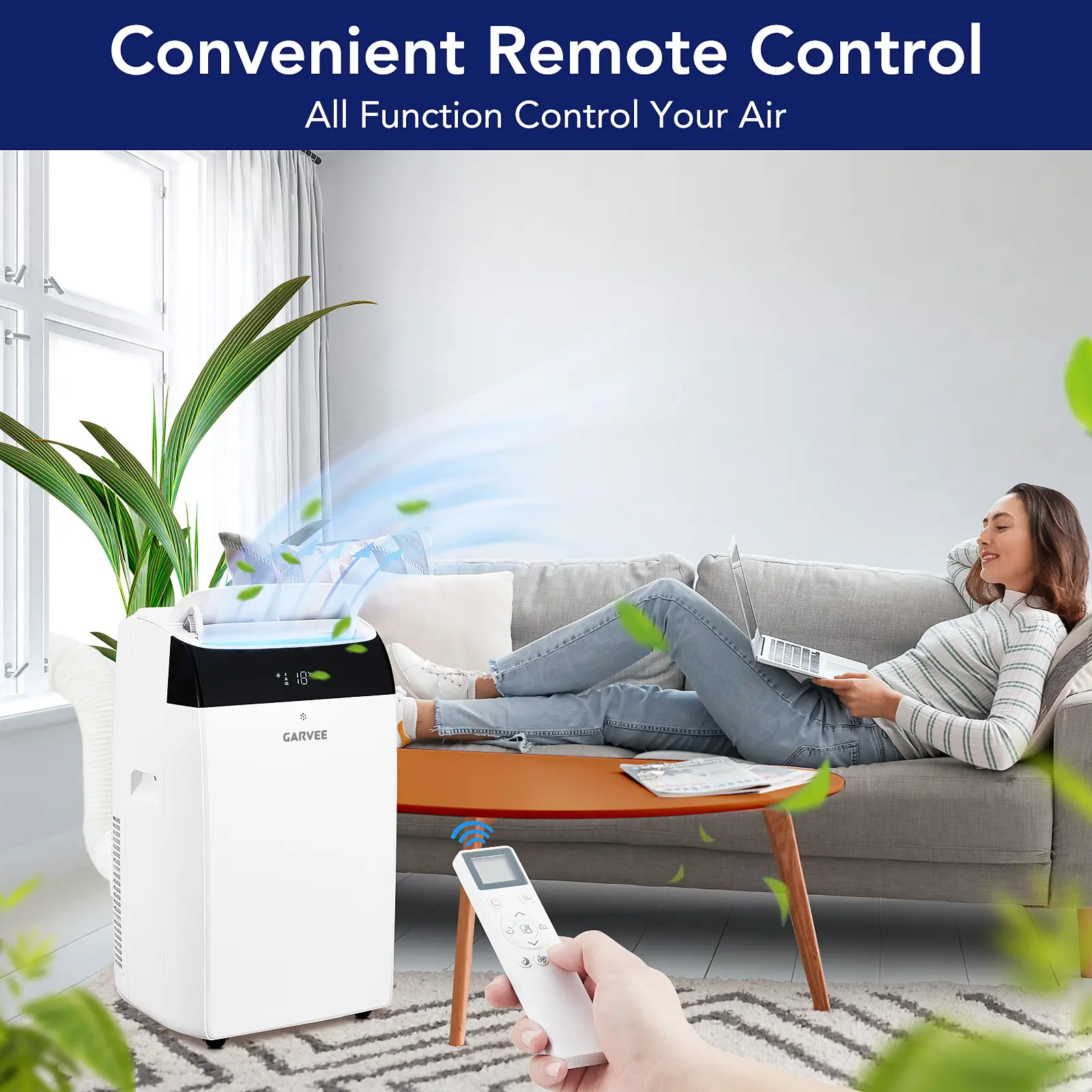 Garvee 14K/10K/8K BTU Portable AC 4-in-1 Cooling