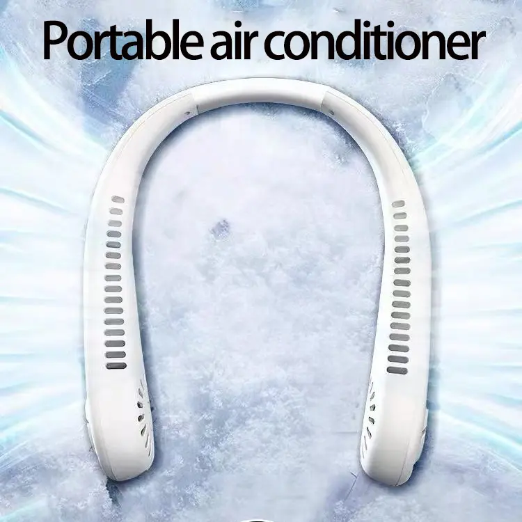 PQRQP Hands-Free Bladeless Neck Fan with 8-Hour Battery