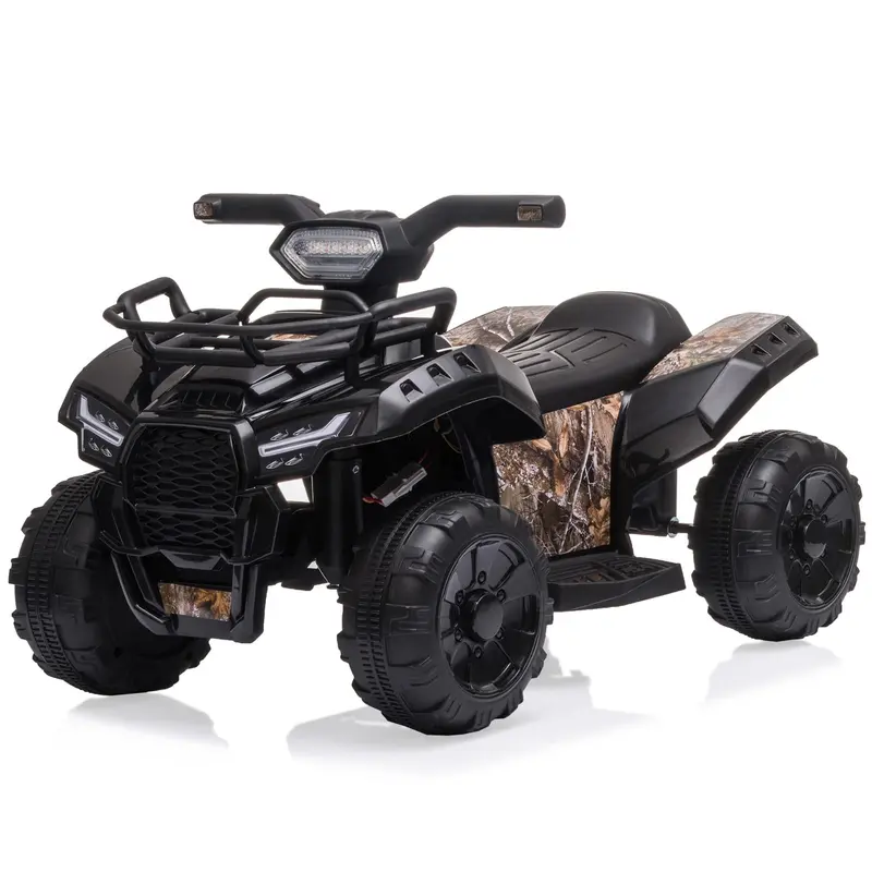 Bobike 6V Electric Kids ATV Quad Pink with Headlights