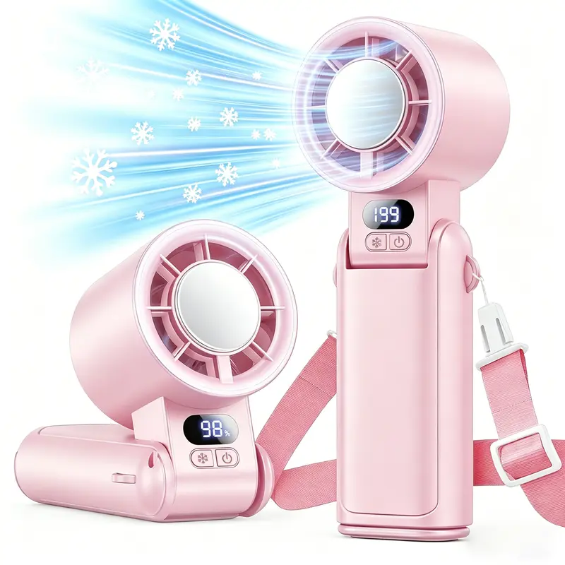 Benazcap Portable Handheld Turbo Fan 21,000 RPM & 199 Speeds