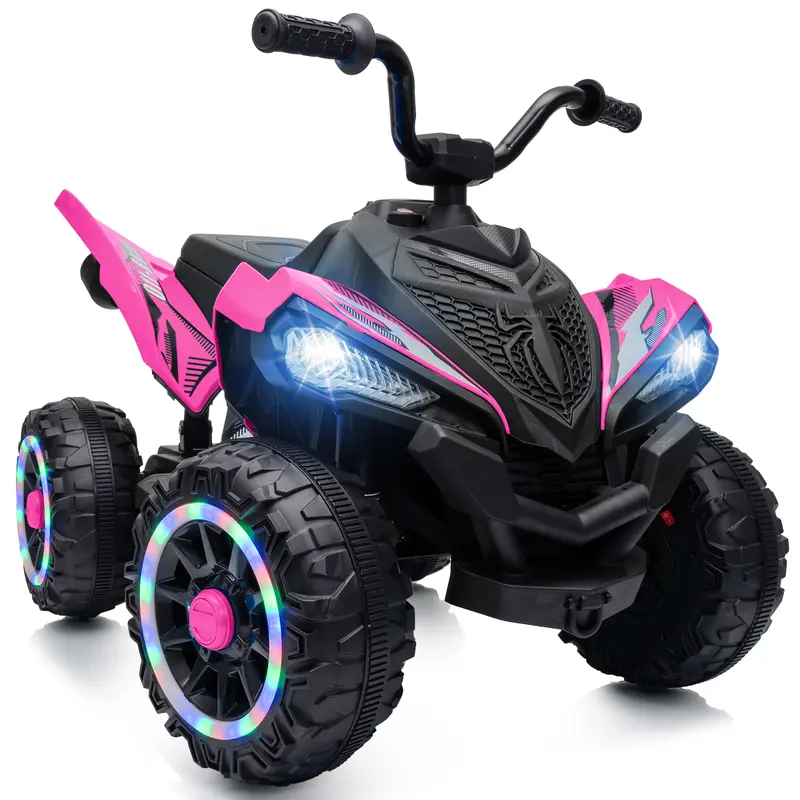 Hikiddo 24V Kids ATV 4-Wheeler with Bluetooth & 2 Seater