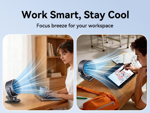 4000mAh Rechargeable Portable Clip on Fan-100-Speed Touch Control, LED Display, 360° Rotate Quiet Turbo Desk Fan, Small Battery Operated USB Fan for Stroller Bed Travel Camping Golf Gym summerwins,dorm essentials,home essentials