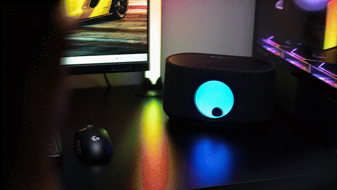 SoundFlux V2 Ferrofluid Bluetooth Speaker, 30W Hi-Fi Wireless Speaker with Music Visualizer, Dynamic RGB Lighting & 15W Wireless Charging for Desk Setup