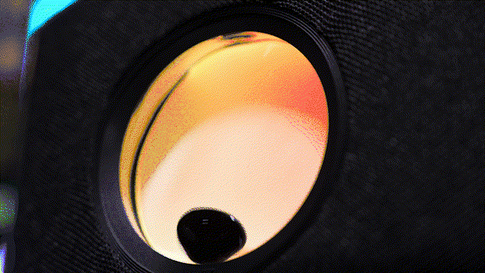 SoundFlux V2 Ferrofluid Bluetooth Speaker, 30W Hi-Fi Wireless Speaker with Music Visualizer, Dynamic RGB Lighting & 15W Wireless Charging for Desk Setup