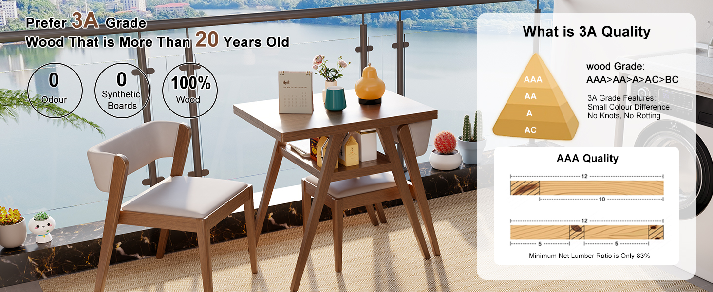 brown dining table