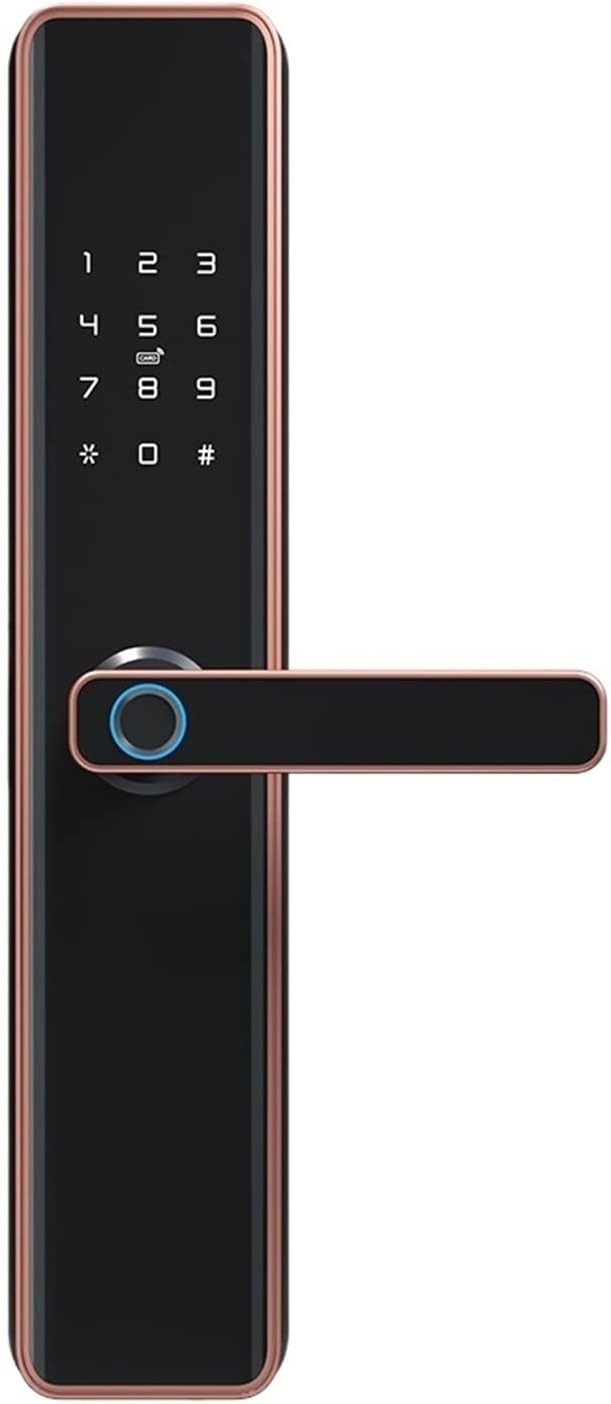Security Electronic Fingerprint Door Lock Keyless Smart Lock Compatible for WiFi Tuya Smart Life App