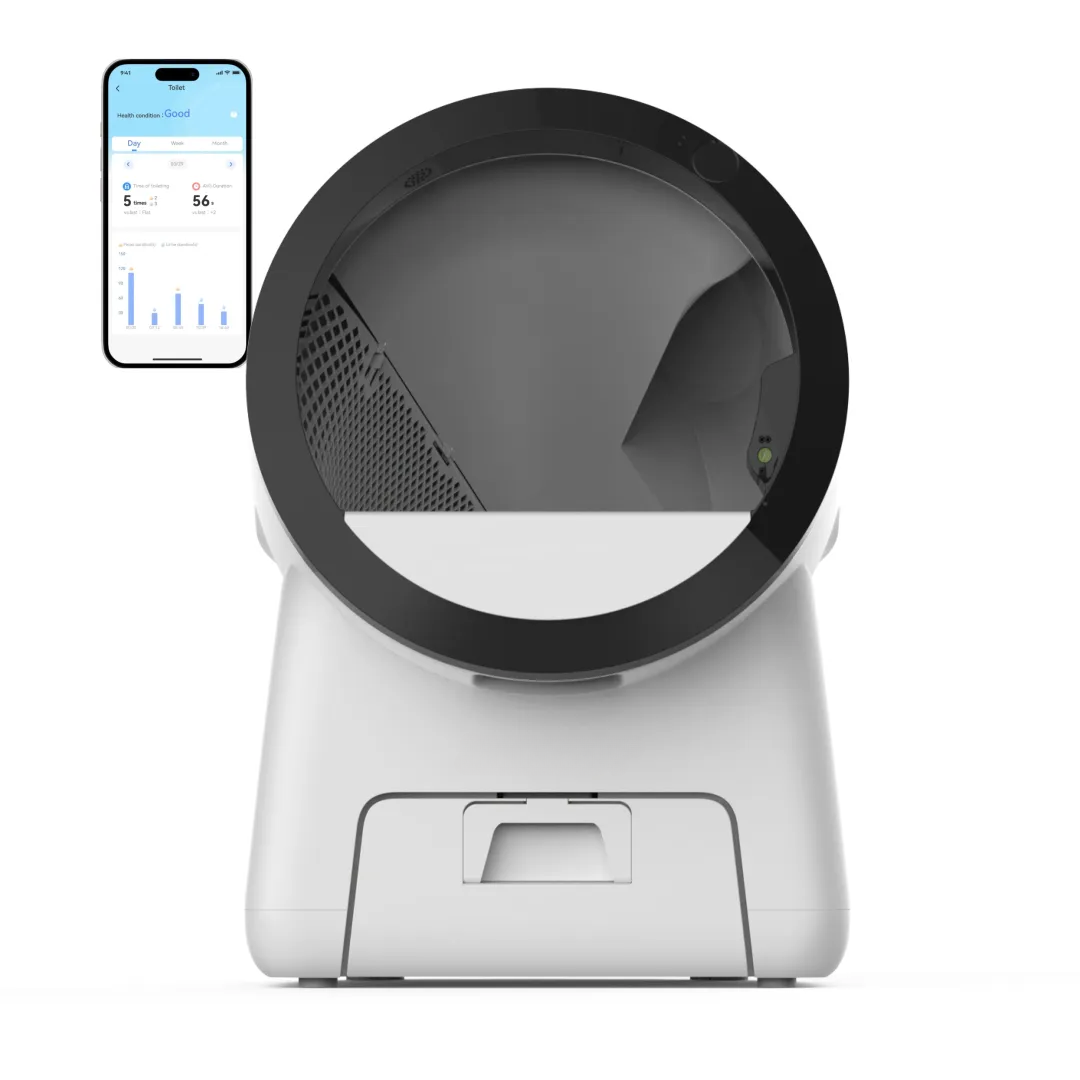 AI Smart Enclosed Self-Cleaning Cat Litter Box – Dual-Camera Monitoring, Odour Control & Multi-Cat Tracking