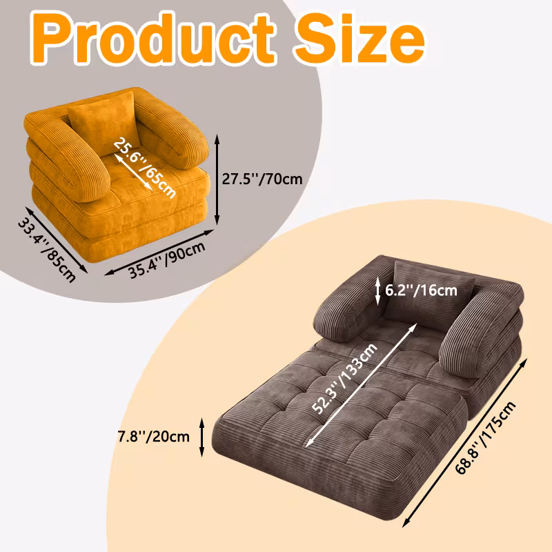 3-in-1 sofa