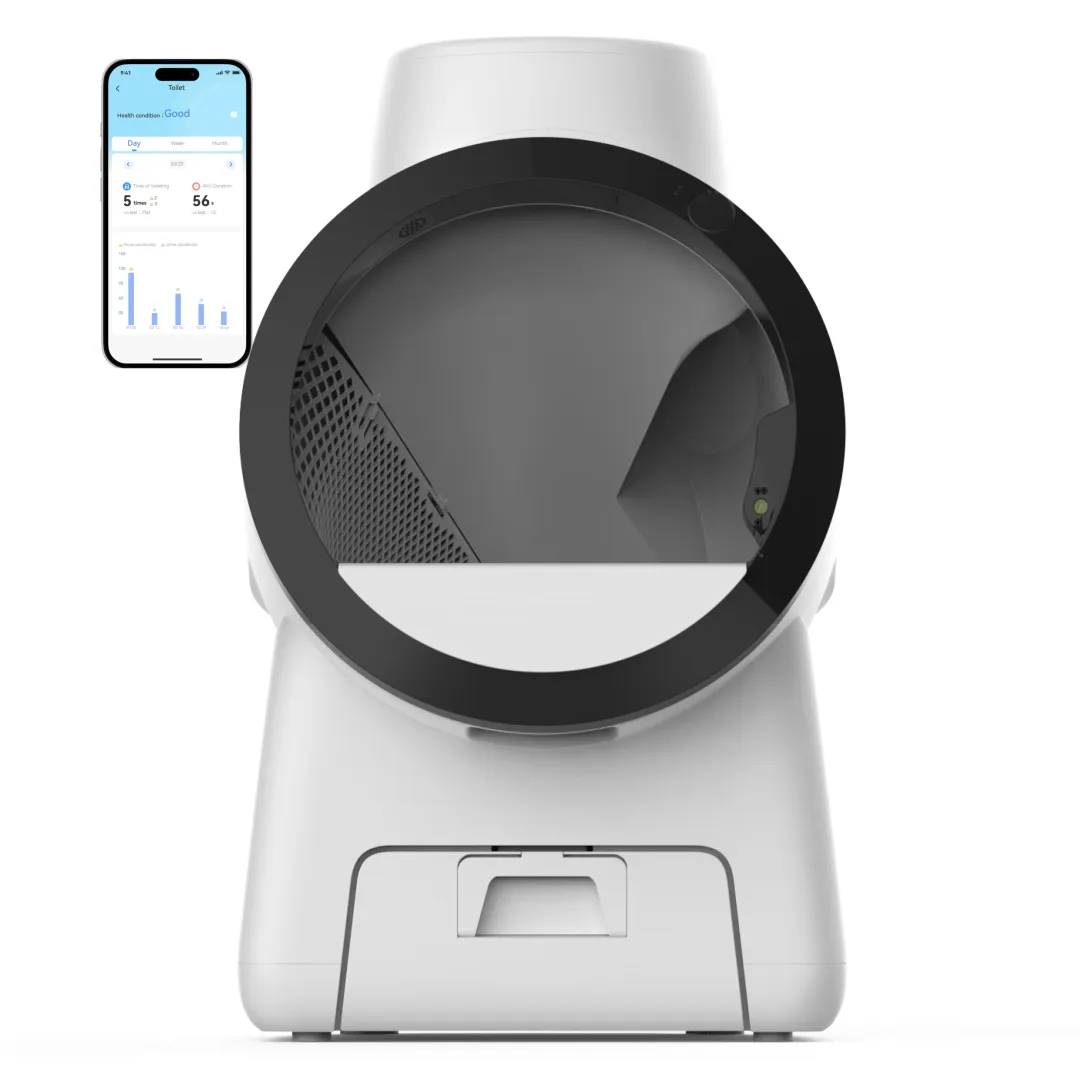 AI Smart Enclosed Self-Cleaning Cat Litter Box – Dual-Camera Monitoring, Odour Control & Multi-Cat Tracking